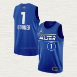 Maglia Devin Booker NO 1 Phoenix Suns All Star 2021 Blu