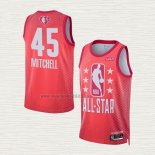 Maglia Donovan Mitchell NO 45 Utah Jazz All Star 2022 Granate