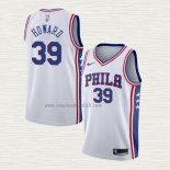 Maglia Dwight Howard NO 39 Philadelphia 76ers Association Bianco