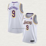 Maglia Kent Bazemore NO 9 Los Angeles Lakers Association 2021-22 Bianco