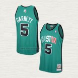 Maglia Kevin Garnett NO 5 Boston Celtics Mitchell & Ness Verde