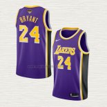 Maglia Kobe Bryant NO 24 Los Angeles Lakers Statement 2021-22 Viola
