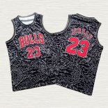 Maglia Michael Jordan NO 23 Chicago Bulls Mitchell & Ness Nero2