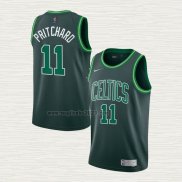 Maglia Payton Pritchard NO 11 Boston Celtics Earned 2020-21 Verde