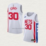Maglia Seth Curry NO 30 Brooklyn Nets Classic 2022-23 Bianco