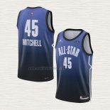 Maglia Donovan Mitchell NO 45 Utah Jazz All Star 2023 Blu