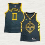 Maglia Gary Payton II NO 0 Golden State Warriors Citta 2018-19 Blu