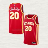 Maglia John Collins NO 20 Atlanta Hawks Icon 2020-21 Rosso