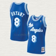 Maglia Kobe Bryant NO 8 Los Angeles Lakers Mitchell & Ness 1996-97 Blu