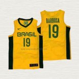 Maglia Leandro Barbosa NO 19 Brasile 2019 FIBA Basketball World Cup Giallo