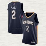 Maglia Lonzo Ball NO 2 New Orleans Pelicans Icon 2020-21 Blu