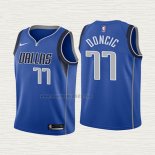 Maglia Luka Doncic NO 77 Bambino Dallas Mavericks Icon 2018 Blu