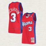 Maglia Quentin Richardson NO 3 Los Angeles Clippers Mitchell & Ness 2000-01 Rosso