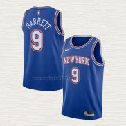 Maglia RJ Barrett NO 9 New York Knicks Statement 2019-20 Blu