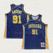 Maglia Ron Artest NO 91 Indiana Pacers Mitchell & Ness 2003-04 Blu