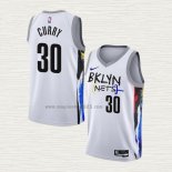 Maglia Seth Curry NO 30 Brooklyn Nets Citta 2022-23 Bianco