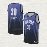 Maglia Stephen Curry NO 30 Golden State Warriors All Star 2023 Blu