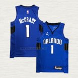 Maglia Tracy McGrady NO 1 Orlando Magic Statement Blu