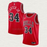 Maglia Wendell Carter Jr. NO 34 Chicago Bulls Icon Rosso