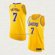 Maglia Carmelo Anthony NO 7 Los Angeles Lakers Icon Autentico Giallo
