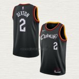 Maglia Collin Sexton NO 2 Cleveland Cavaliers Citta 2020-21 Nero