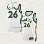 Maglia DJ Steward NO 26 Boston Celtics Citta 2023-24 Bianco