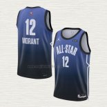 Maglia Ja Morant NO 12 Memphis Grizzlies All Star 2023 Blu