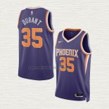 Maglia Kevin Durant NO 35 Phoenix Suns Icon Viola