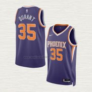 Maglia Kevin Durant NO 35 Phoenix Suns Icon Viola