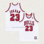 Maglia Michael Jordan NO 23 Chicago Bulls Hardwood Classics Throwback 1997-98 Bianco