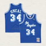 Maglia NO 34 Los Angeles Lakers Throwback 1996-97 Blu Shaquille O'Neal