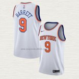Maglia RJ Barrett NO 9 New York Knicks Association Bianco