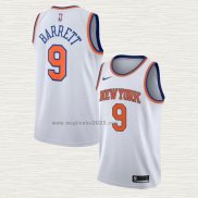 Maglia RJ Barrett NO 9 New York Knicks Association Bianco