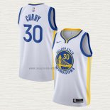 Maglia Stephen Curry NO 30 Golden State Warriors Association 2020-21 Bianco