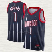 Maglia Tracy McGrady NO 1 Houston Rockets Citta 2021-22 Blu