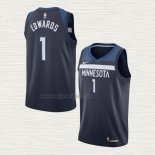 Maglia Anthony Edwards NO 1 Minnesota Timberwolves Icon Blu