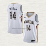 Maglia Brandon Ingram NO 14 New Orleans Pelicans Association Bianco