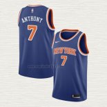 Maglia Carmelo Anthony NO 7 New York Knicks Icon Blu
