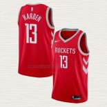 Maglia James Harden NO 13 Houston Rockets Icon Rosso