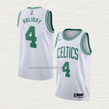 Maglia Jrue Holiday NO 4 Boston Celtics Association 2022-23 Bianco