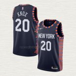 Maglia Kevin Knox NO 20 New York Knicks Citta Edition 2019-20 Blu