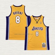 Maglia Kobe Bryant NO 8 Bambino Los Angeles Lakers Mitchell & Ness 1999-00 Giallo
