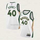 Maglia Luke Kornet NO 40 Boston Celtics Citta 2023-24 Bianco