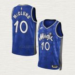 Maglia Mac Mcclung NO 10 Orlando Magic Classic 2023-24 Blu