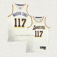 Maglia NO 117 Los Angeles Lakers x X-BOX Master Chief Bianco