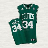 Maglia Paul Pierce NO 34 Boston Celtics Verde