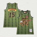 Maglia Vince Carter NO 15 Toronto Raptors Mitchell & Ness 1998-99 Verde