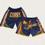 Pantaloncini Stephen Curry Golden State Warriors 2022 NBA Finals Blu