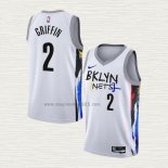 Maglia Blake Griffin NO 2 Brooklyn Nets Citta 2022-23 Bianco