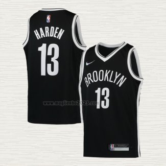 Maglia James Harden NO 13 Bambino Brooklyn Nets Icon Nero
